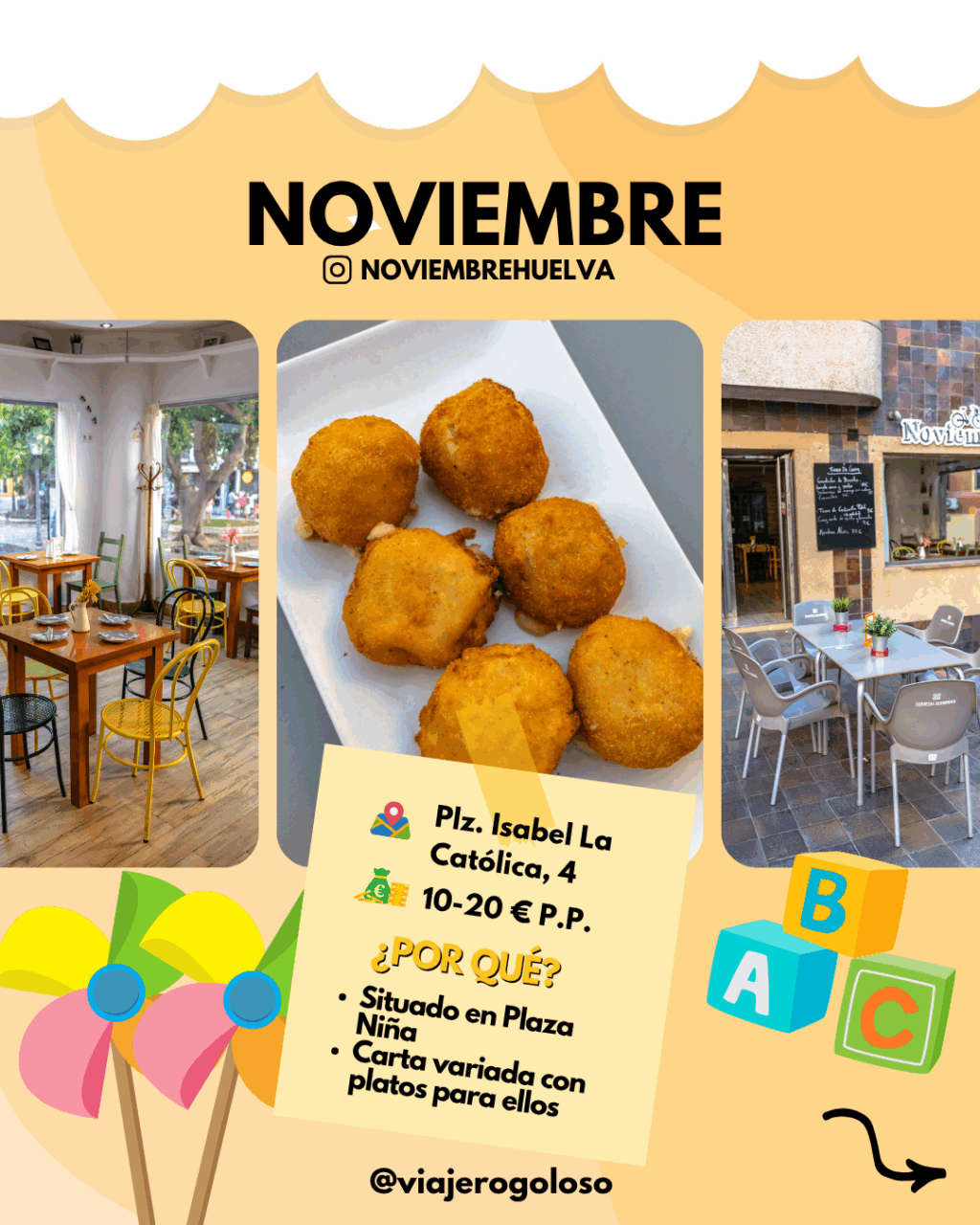 Dónde comer en Huelva con niños: te mostramos 13 opciones para toda la familia en la capital onubense (2025) 16 Huelva con niños