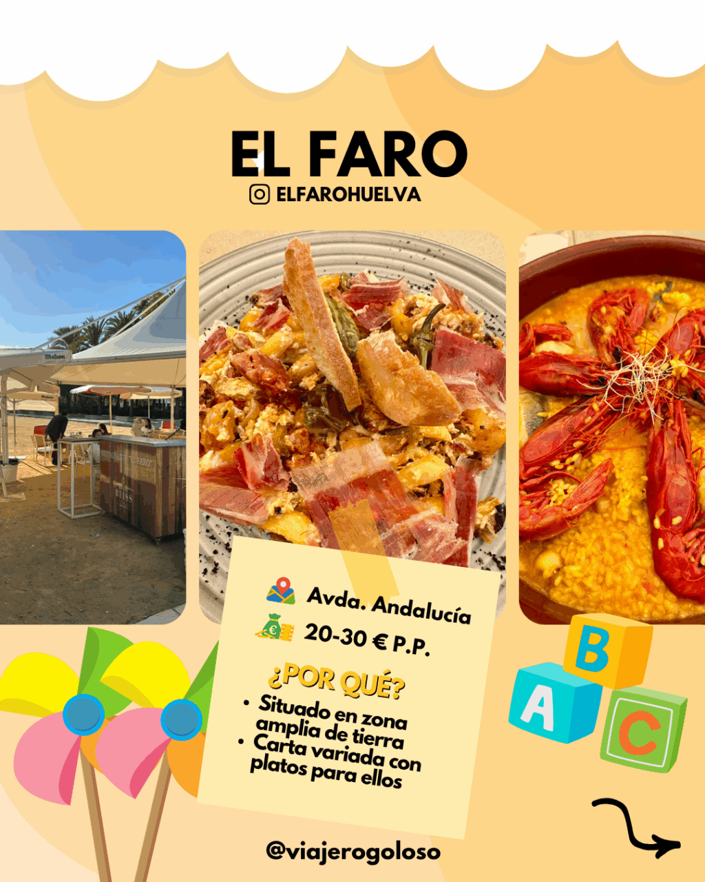 Dónde comer en Huelva con niños: te mostramos 13 opciones para toda la familia en la capital onubense (2025) 14 Huelva con niños