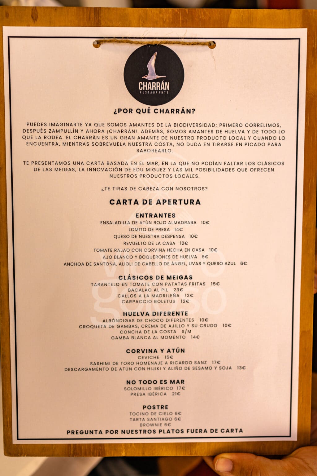 Charrán Huelva: nueva apertura con sangre de "Correlimos" y alma de "Las Meigas" (2025) 8 charrán huelva