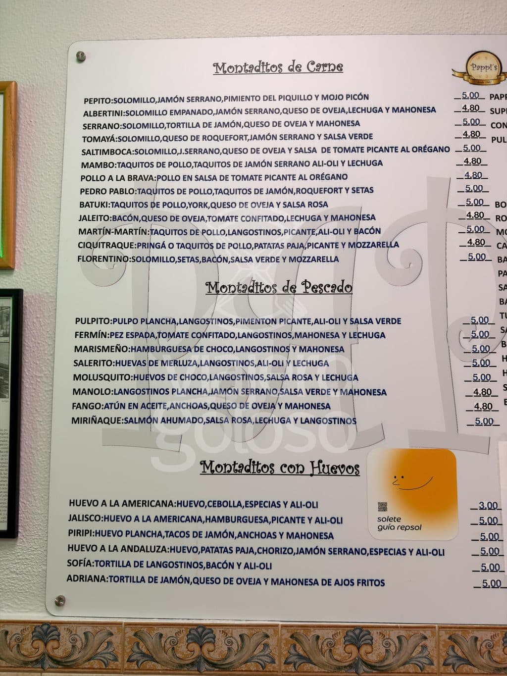 Bar Pappis: los mejores montaditos de Huelva Capital, un clásico desde 1981 (2026) 7 bar pappis