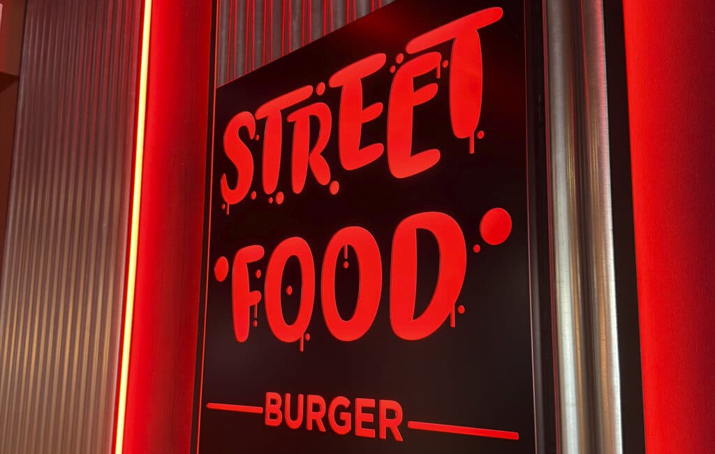 street food burger