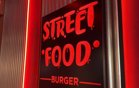 street food burger